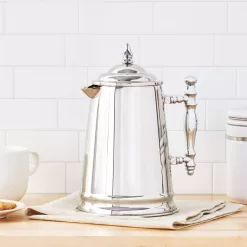 Francois et Mimi Custom-Style Double Wall French Coffee Press, 34-Ounce, Stainless Steel (Vintage)