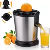 Homeleader Electric Citrus Juicer, Lemon Squeezer with Stainless Steel, Black
