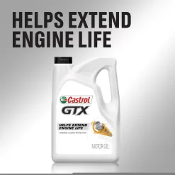 Castrol GTX 10W-30 Conventional Motor Oil, 1 Quart, Pack of 6