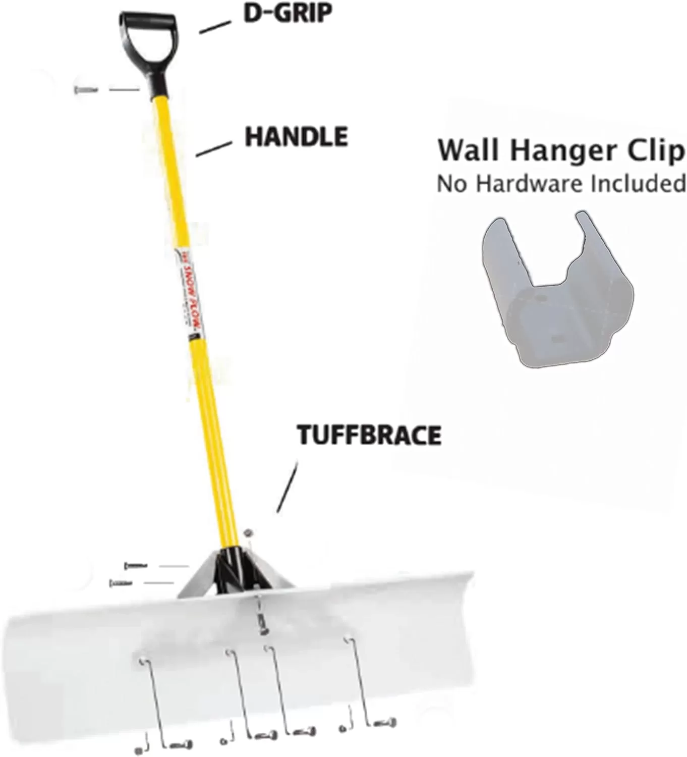 The Snowplow the Original Snow Pusher 36" Wide Model 50536