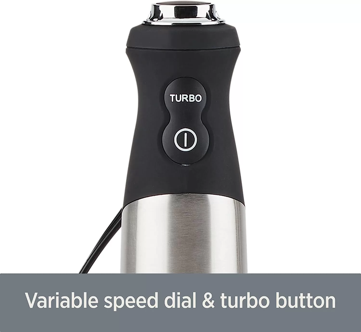 All-Clad Electrics Stainless Steel Immersion Blender 2 Piece Turbo Function 600 Watts Detachable, 9-1/4-inch