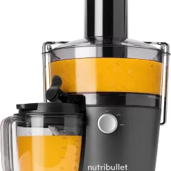 NutriBullet Juicer Centrifugal Juicer Machine for Fruit, Vegetables, and Food Prep, 27 Ounces/1.5 Liters, 800 Watts, Gray NBJ50100