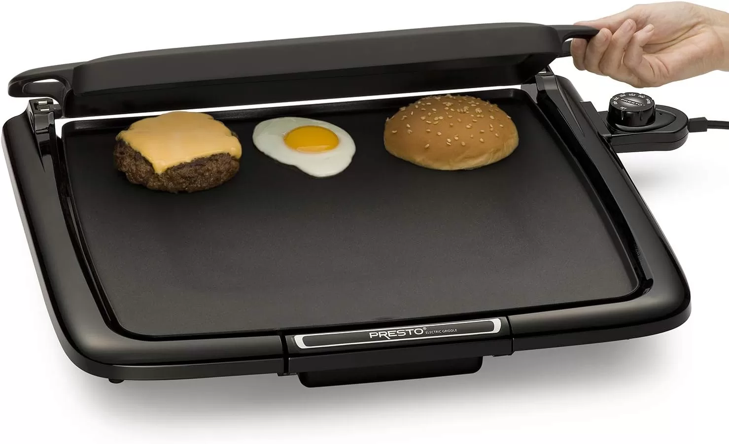 Presto 07023, Cool-touch electric Griddle/Warmer Plus