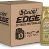 Castrol Edge Extended Performance 0W-20 Advanced Full Synthetic Motor Oil, 1 Quart, Pack of 6