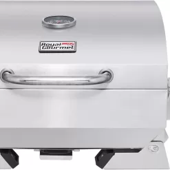 Royal Gourmet GT1001 Stainless Steel Portable Grill, 10000 BTU BBQ Tabletop Gas Grill, Silver