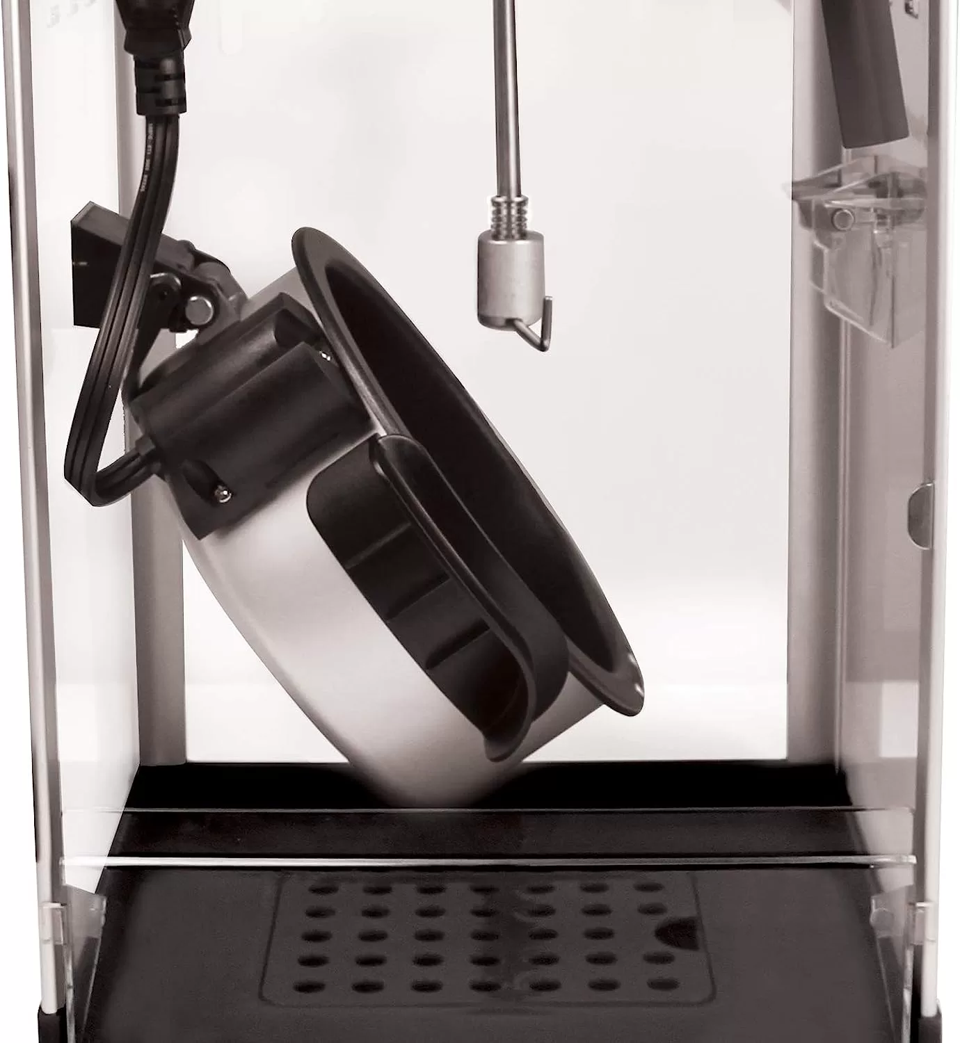 West Bend Stir Crazy Movie Theater Popcorn Popper, Gourmet Popcorn Maker Machine, 4 Qt., Black