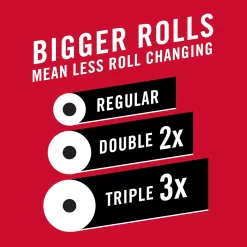 Brawny Tear-A-Square Paper Towels, 16 Double Rolls = 32 Regular Rolls