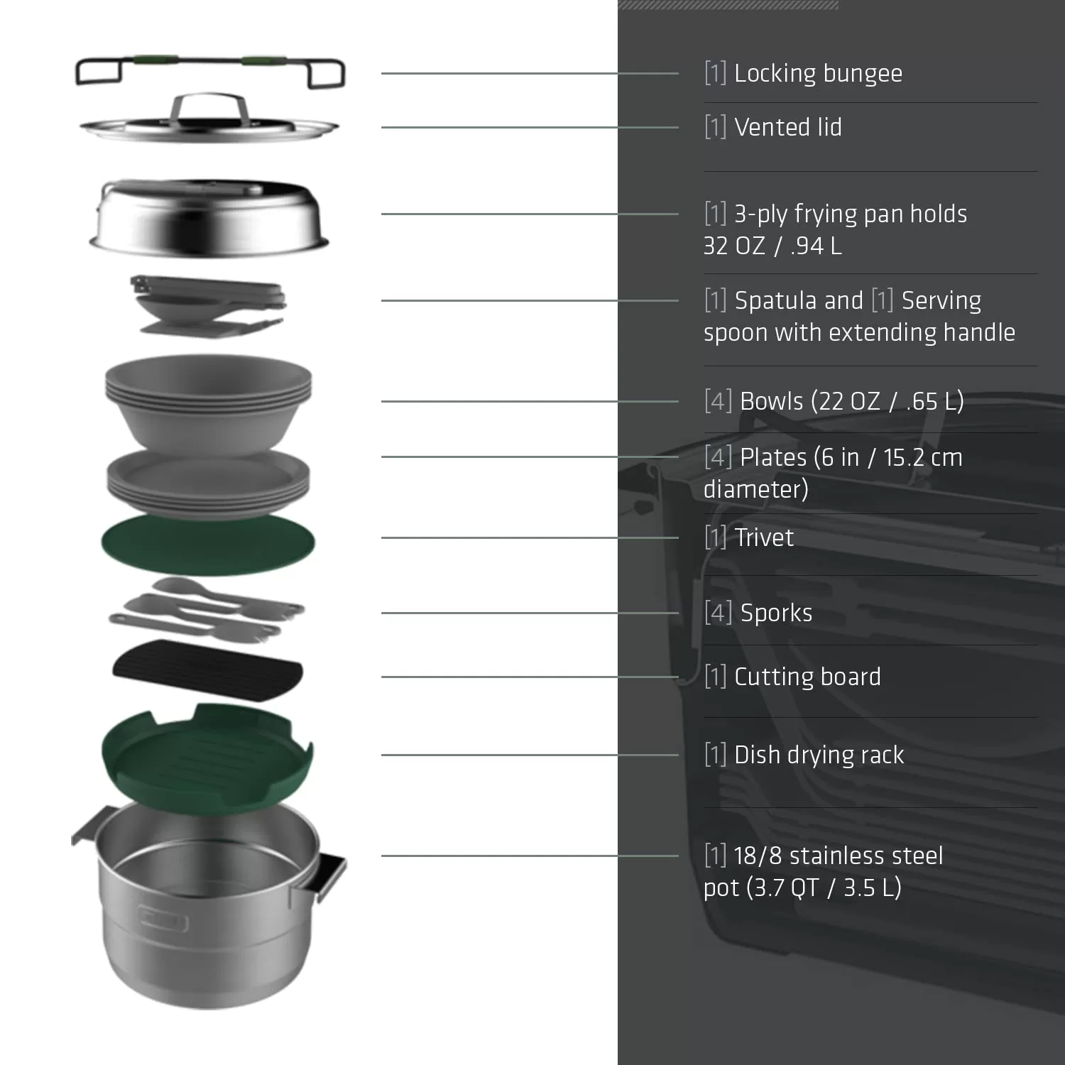 Stanley Adventure Even-Heat Camp Pro Cookset