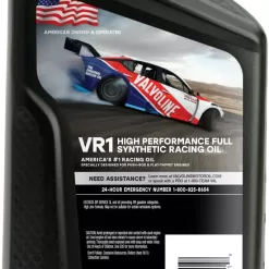 Valvoline VR1 Racing Synthetic SAE 20W-50 Motor Oil 1 QT, Case of 6