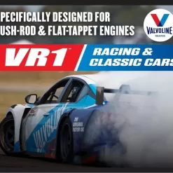Valvoline VR1 Racing Synthetic SAE 20W-50 Motor Oil 1 QT, Case of 6