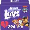 Luvs Diapers Size 1, 294 count - Disposable Diapers (Packaging may vary)