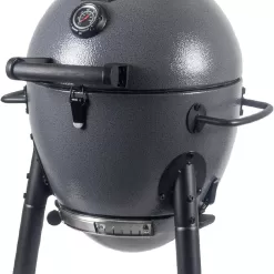 Char-Griller E86714 AKORN Jr. Kamado, Ash Portable Charcoal Grill