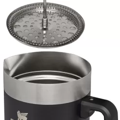 Stanley French Press 48oz with Double Vacuum Insulation, Matte Black