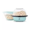 DASH SmartStore Deluxe Stirring Popcorn Maker, Hot Oil Electric Popcorn Machine, 24 Cups – Aqua