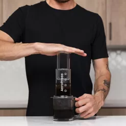 Aeropress Clear Coffee Press – 3 in 1 brew method combines French Press, Pourover, Espresso