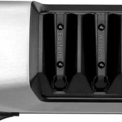Chef'sChoice Hone Electric Knife Sharpener for 15 and 20-Degree Knives, 3-Stage, Gray