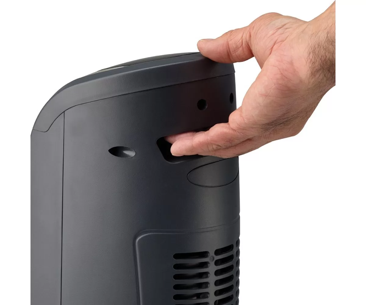 Lasko 5160 Portable Electric 1500 Watt Room Oscillating Ceramic Tower Space Heater with Remote, Adjustable Thermostat, Digital Controls, and Timer