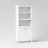 Threshold 72" Carson 5 Shelf Bookcase with Doors - Threshold