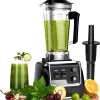 Professional Countertop Blender for kitchen Max 2200W High Power Home and Commercial Blender with Timer