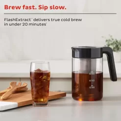 Instant Cold Brew Electric Coffee Maker, Quickly Brew Up to 32 Ounces