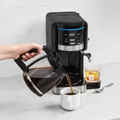 Cuisinart CHW-16 12-Cup Programmable Coffeemaker & Hot Water System New Black
