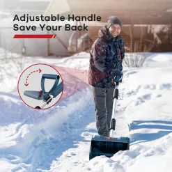 Enhulk Cordless Snow Shovel, 20V | 12-Inch | 4-Ah Cordless Snow Blower
