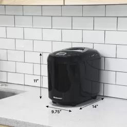 Elite Gourmet EBM8103B Programmable Bread Maker Machine 3 Loaf Sizes, 2 Lbs, Black
