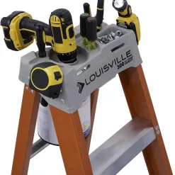 Louisville Ladder 6-Foot Fiberglass Step Ladder, 300-Pound Capacity, FS1506