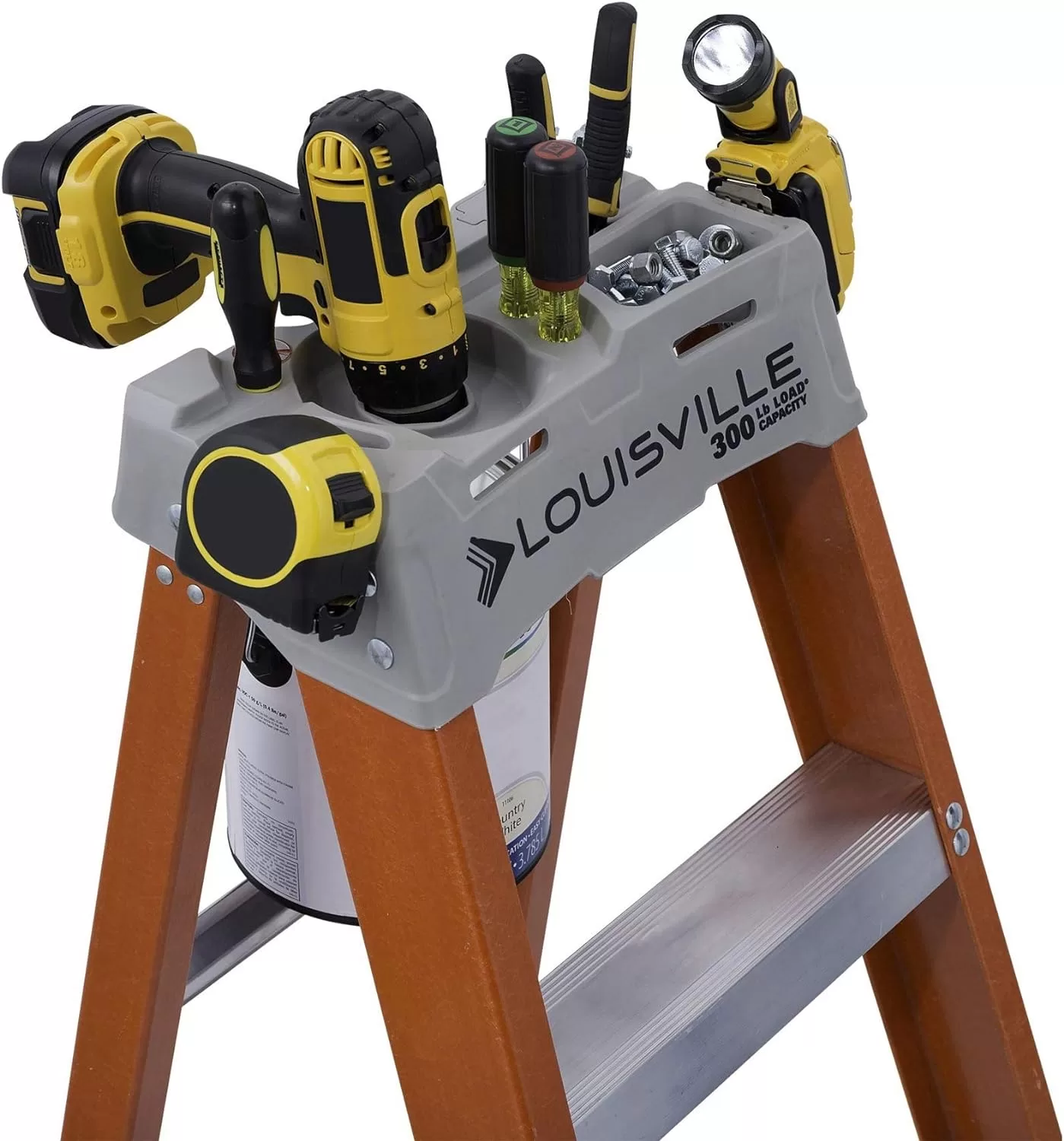 Louisville Ladder 6-Foot Fiberglass Step Ladder, 300-Pound Capacity, FS1506