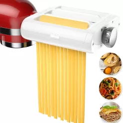 Pasta Maker 3-in-1 Attachment for KitchenAid Stand Mixers