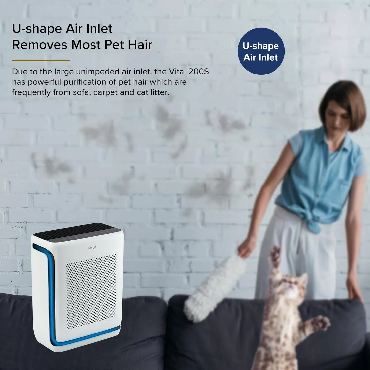 LEVOIT Air Purifiers for Home Large Room Up to 1900 Ft² in 1 Hr with Washable Filters