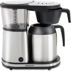 Bonavita Connoisseur 8 Cup Drip Coffee Maker Machine, One-Touch Pour Over Brewer w/Thermal Carafe, Stainless Steel