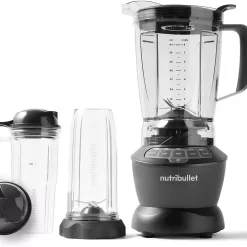NutriBullet ZNBF30500Z Blender Combo 1200 Watt, 1200W, Dark Gray