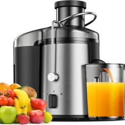 Generic Juicer Machine, 500W Juicer with 3 Inch Wide Mouth 2 Speed Setting