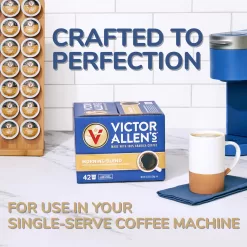 Victor Allen's Coffee Italian Roast, Dark Roast, 80 Count, Single Serve Coffee Pods for Keurig K-Cup Brewers