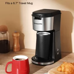 Famiworths Single Serve Coffee Maker, Classic Black