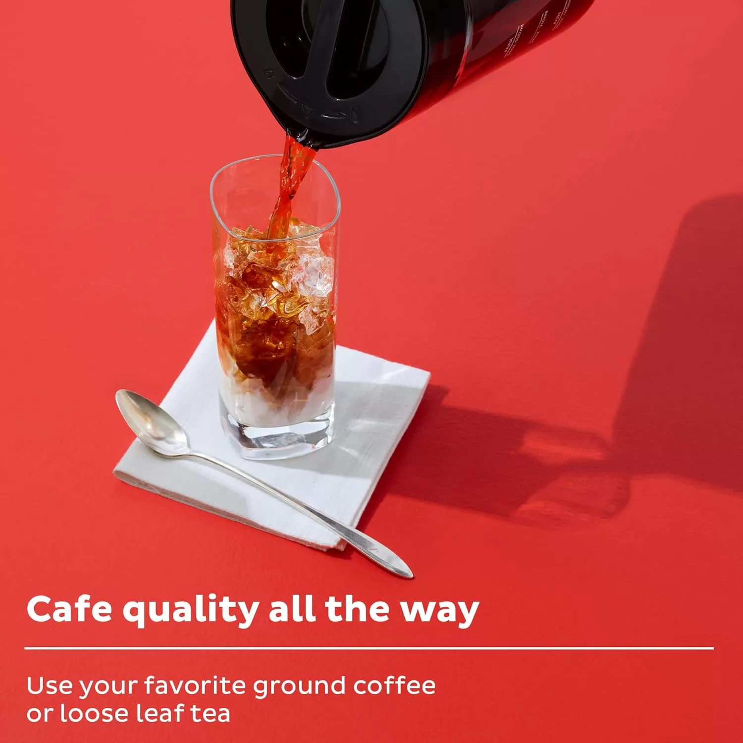 Instant Cold Brew Electric Coffee Maker, Quickly Brew Up to 32 Ounces
