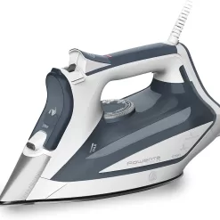 Rowenta Focus Stainless Steel Soleplate Steam Iron for Clothes DW5280, Blue