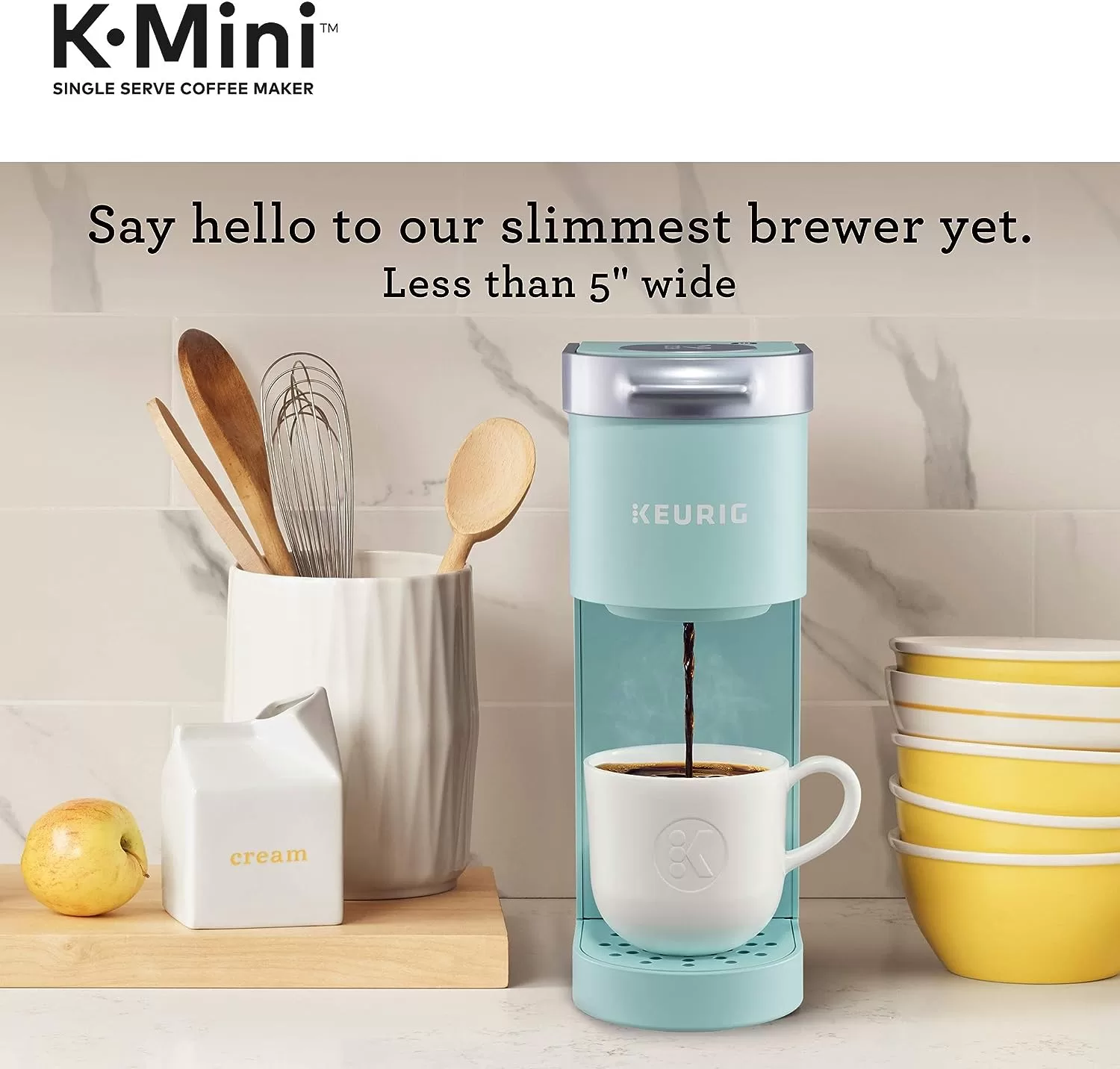 Keurig K-Mini Single Serve Coffee Maker, Oasis