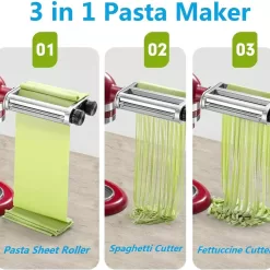 FavorKit Pasta Maker Attachment for KitchenAid Mixers