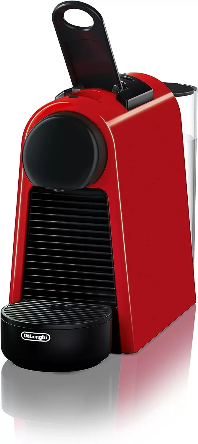 Nespresso Essenza Mini Espresso Machine by De'Longhi with Milk Frother, 20.3 ounces, Red
