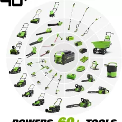 Greenworks 40V (2-In-1) Dethatcher / Scarifier, Tool Only