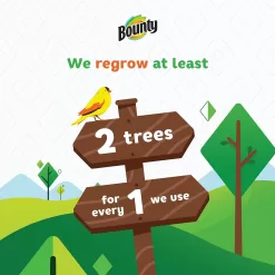 Bounty Quick-Size Paper Towels, White, 16 Family Rolls = 40 Regular Rolls