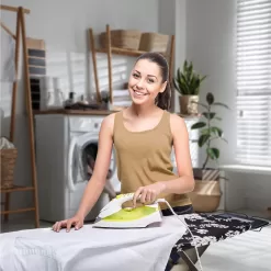 Bartnelli Pro Luxury Ironing Board - Extra Wide 51x19” with Heavy Duty Steam Iron Rest