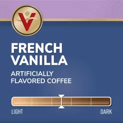 Victor Allen's Coffee French Vanilla Flavored, Medium Roast, 80 Count Single Serve Coffee Pods for Keurig K-Cup Brewers