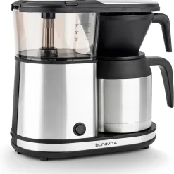 Bonavita 5 Cup Drip Coffee Maker Machine, 1100 Watt, BPA Free, Stainless Steel, BV1500TS