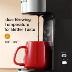 Famiworths Single Serve Coffee Maker, Classic Black
