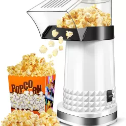 Vminno 1200W Fast Hot Air Popcorn Popper - 4.5 Quarts, Electric Popcorn Machine
