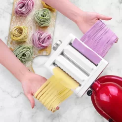 RETHONE Pasta Maker Attachment for KitchenAid Stand Mixers -3 in 1 Set Pasta Attachments