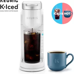 Keurig K-Iced Single Serve Coffee Maker - Brews Hot and Cold - White